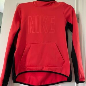 Nike Red and Black Athletic Jacket